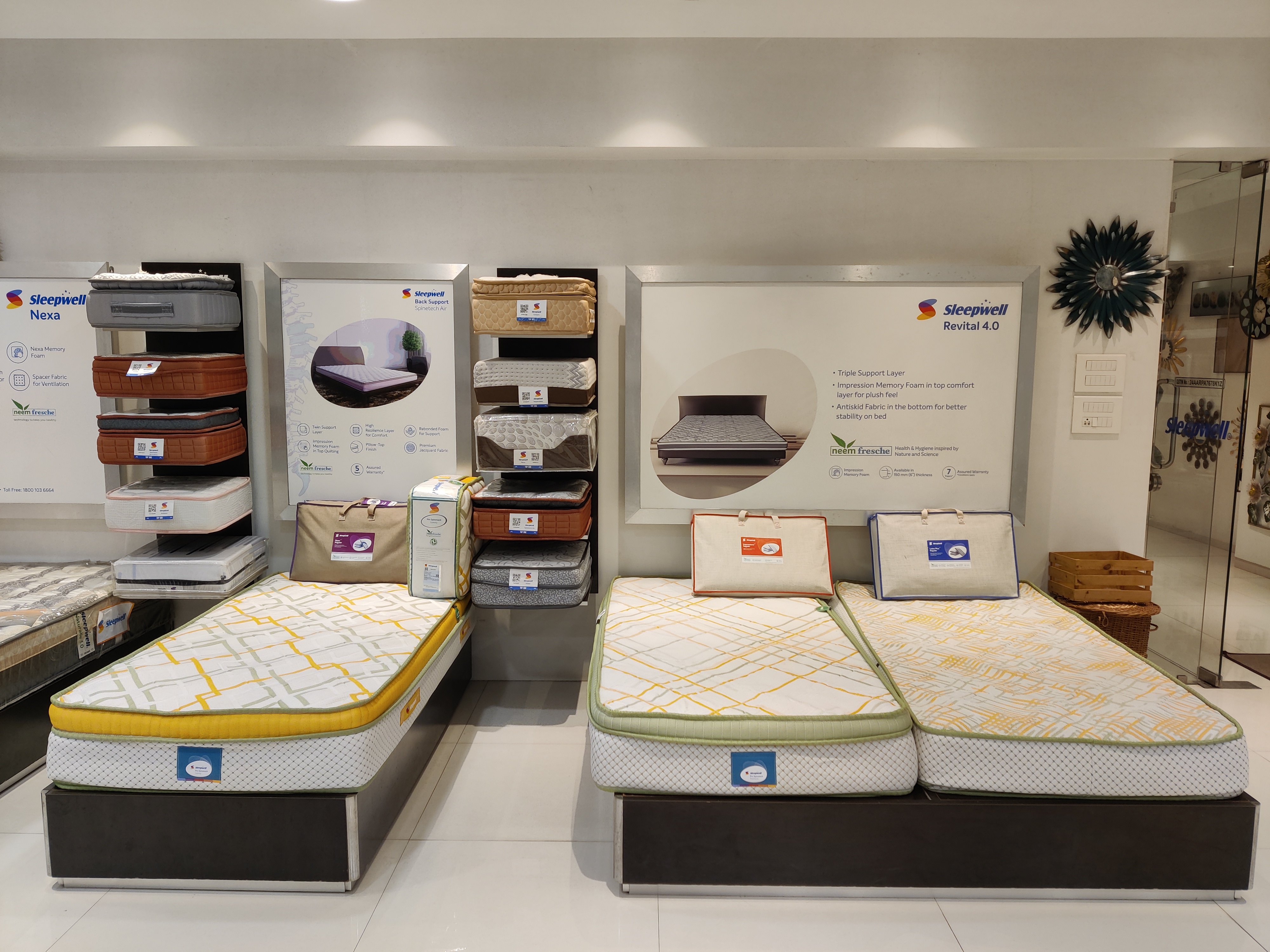 Bedroom with luxury blinds